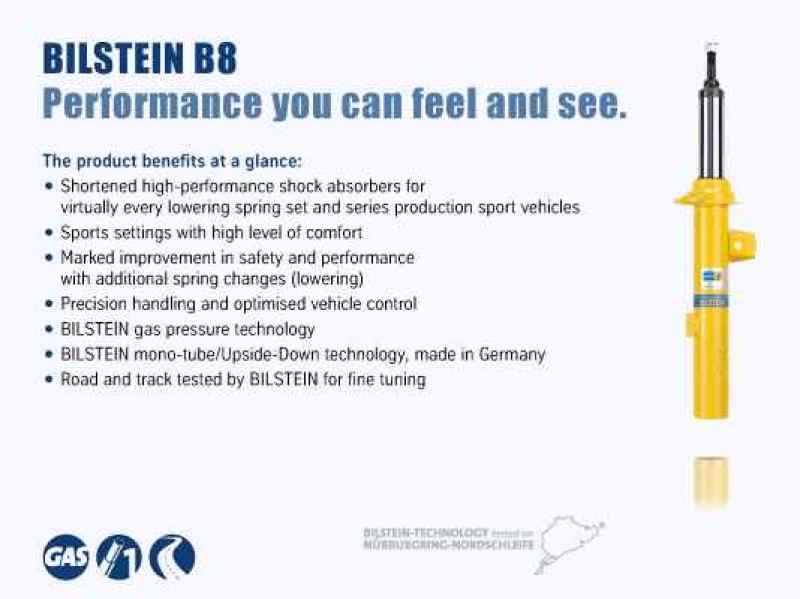 Bilstein B8 12-13 Mercedes-Benz CLS63 AMG (w/o Air Suspension) Rear Monotube Shock Absorber