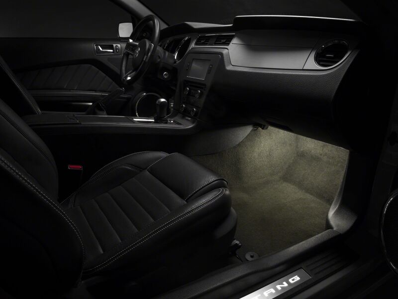 Raxiom 05-14 Ford Mustang LED Footwell Lighting Kit- White