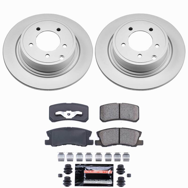 Power Stop 11-14 Chrysler 200 Rear Z23 Coated Brake Kit