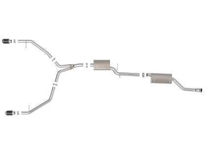 aFe MACH Force-Xp 13-16 Audi Allroad L4 SS Cat-Back Exhaust w/ Carbon Tips