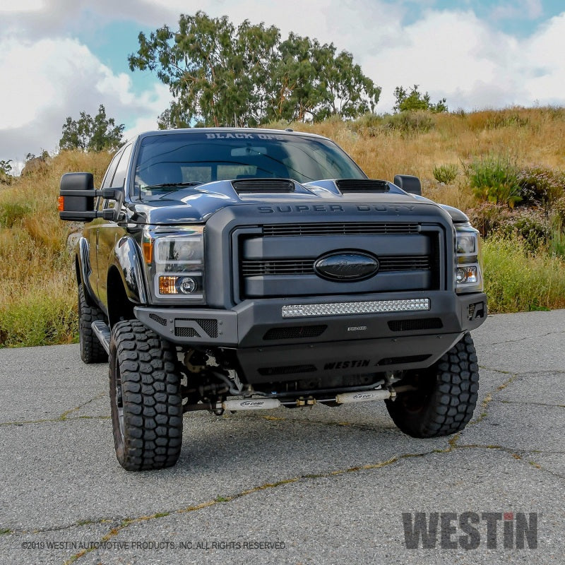 Westin 2011-2016 Ford F-250/350/450/550 Super Duty Pro-Mod Front Bumper - Textured Black
