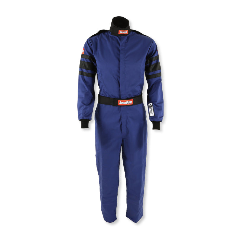 RaceQuip Blue SFI-1 1-L Suit - Medium Tall
