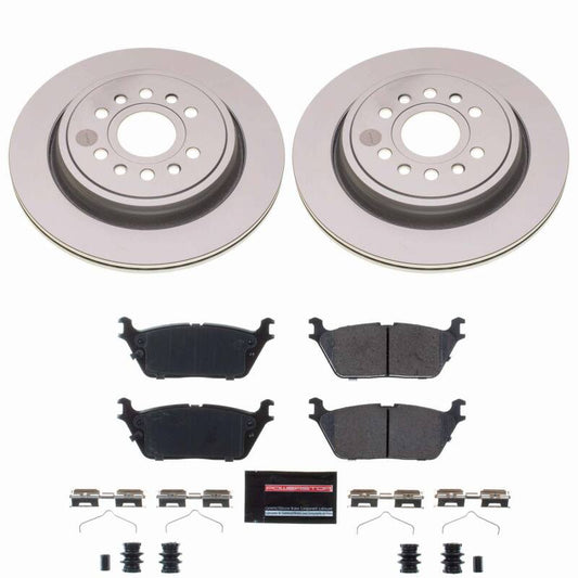 Power Stop 22-25 Jeep Grand Wagoneer Rear Z23 Coated Brake Kit