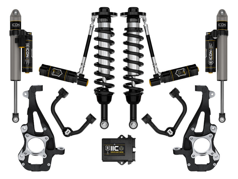 ICON 21-24 Ford F150 4WD 3.5-4.5in Stage 5 Suspension Sys Tubular Uca