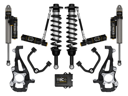 ICON 21-24 Ford F150 4WD 3.5-4.5in Stage 5 Suspension Sys Tubular Uca