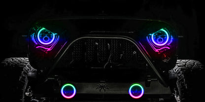 Oracle Jeep Wrangler JK/JL/JT High Performance W LED Fog Lights - w/o Controller