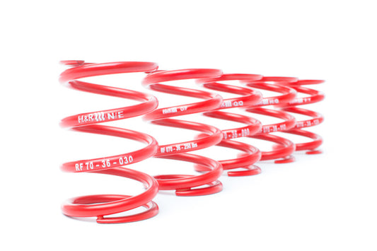 H&R 36mm ID Single Race Spring - 3.74in Length - 143lbs/in Spring Rate - 339lbs Block Load