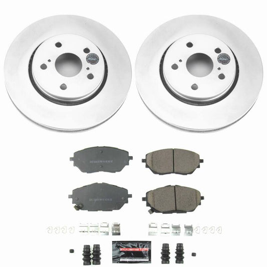 Power Stop 18-22 Toyota C-HR Front Z23 Coated Brake Kit