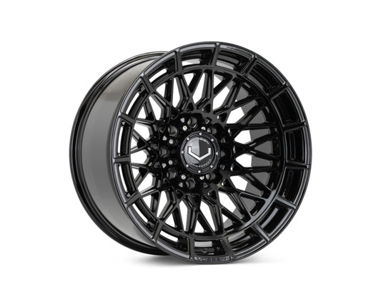 Vossen HFX-3 24x12 - 8x180 - ET44 - Ultra Deep Face - 124.3 - Gloss Black Wheel