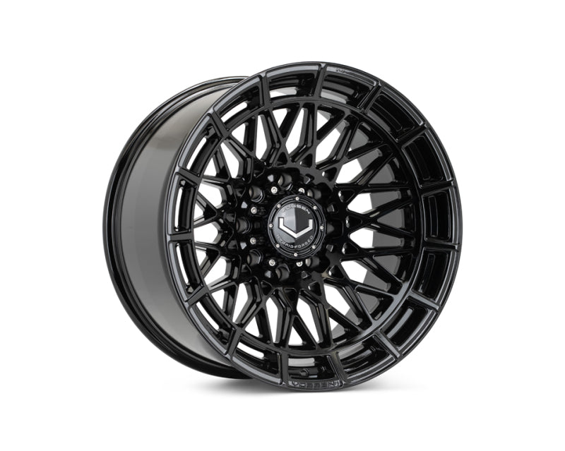 Vossen HFX-3 22x12 - 8x180 - ET44 - Ultra Deep Face - 124.3 - Gloss Black Wheel