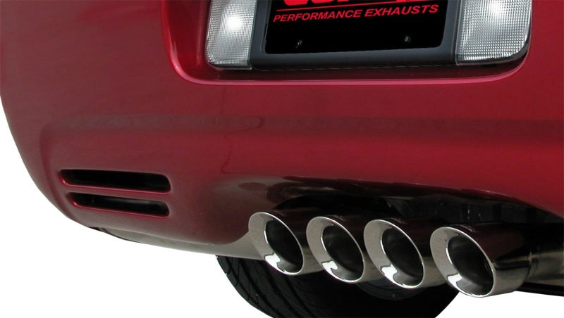 Corsa 97-04 Chevrolet Corvette (C5) 2.5in Sport Cat-Back Exhaust - 3.5in Tigershark Tips