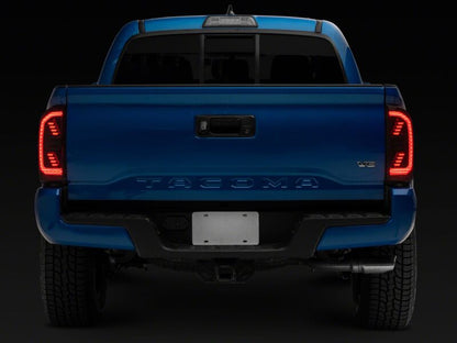 Raxiom 16-23 Toyota Tacoma LED Tail Lights- Black Housing- Clear Lens