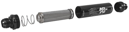 K&N 2in OD x 9in L 16AN 74 Micron In-Line Fuel/Oil Filter