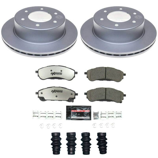 Power Stop 19-23 Ford Ranger Rear Z36 Coated Truck & Tow Brake Kit