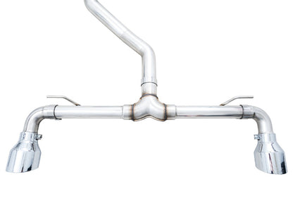 AWE Tuning 2022 VW GTI MK8 Touring Edition Exhaust - Chrome Silver Tips