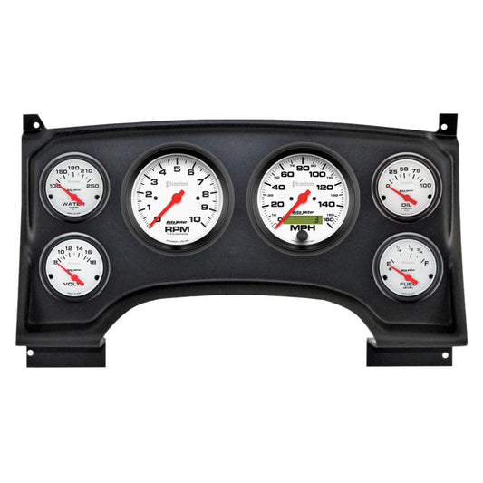 Autometer Phantom Direct Fit Dash Kit 94-97 Chevy S10 Truck (2 x 3-3/8in. / 4 x 2-1/16in.)