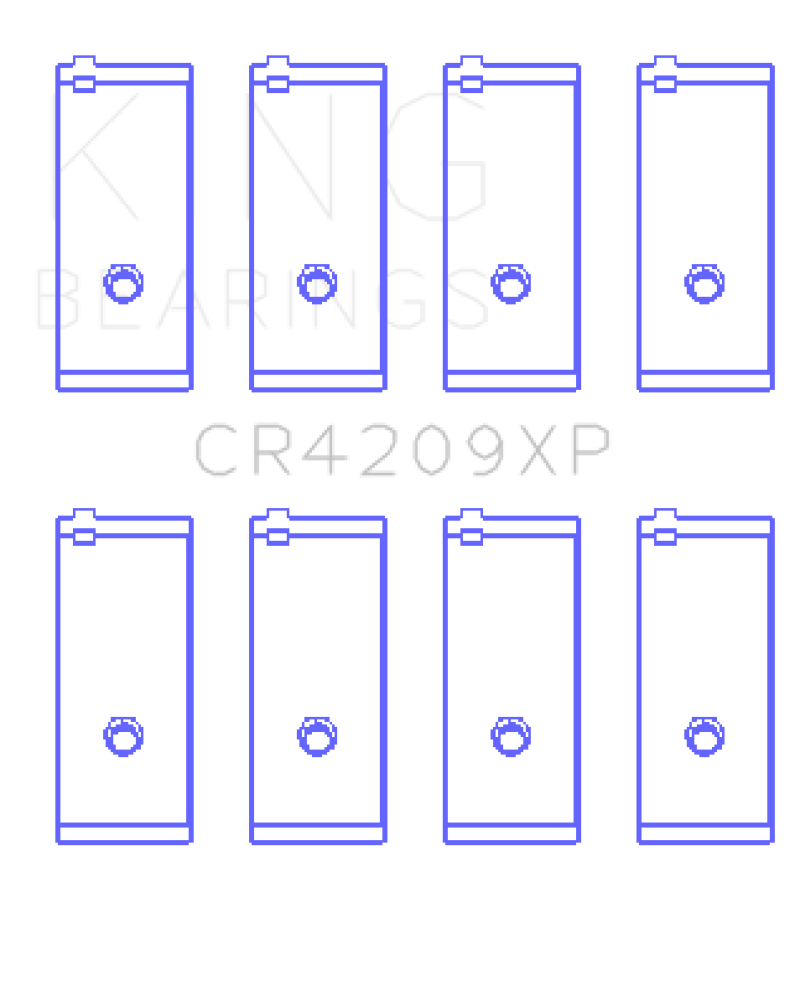 King Engine Bearings Toyota 3SGTE Performance Rod Bearing Set - Size STD