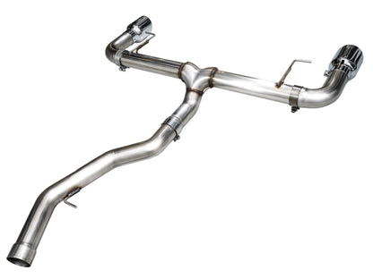 AWE Tuning 19-23 BMW 330i / 21-23 BMW 430i Base G2X Track Edition Axle-Back Exhaust - Chrome Silver
