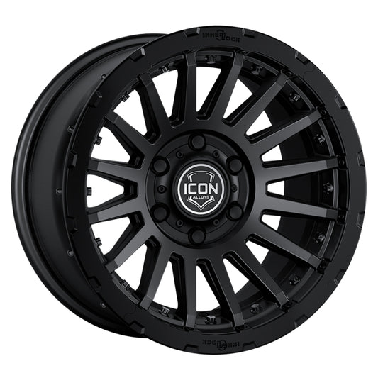 ICON Alloys Recon Pro Satin Black - 18 X 9 - 6 X 135- 6MM 5.25in BS