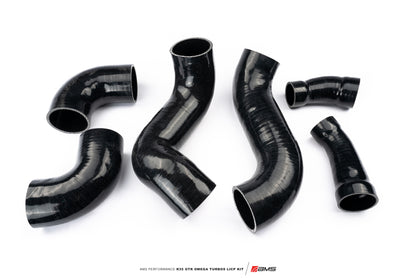 AMS Performance 2009+ Nissan GTR R35 OMEGA Turbo Kit 3in Lower Intercooler Pipes (OMEGA 11)