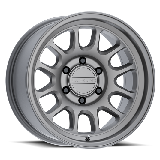 Raceline 958T Rogue 17x9in / 8x165.1 BP / -12mm Offset / 130.81mm Bore - Titanium Wheel