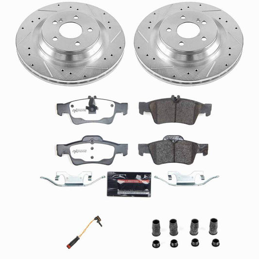 Power Stop 09-14 Mercedes-Benz CL550 Rear Z26 Truck & Tow Brake Kit