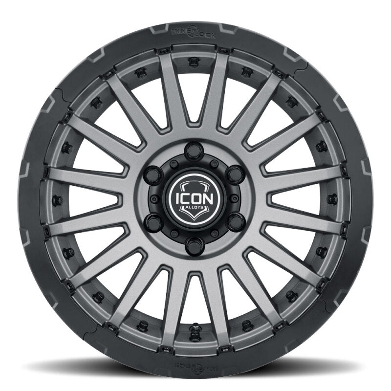 ICON Alloys Recon Pro Satin Charcoal- 18 X 9 - 6 X 135 - 6MM 5.25in BS