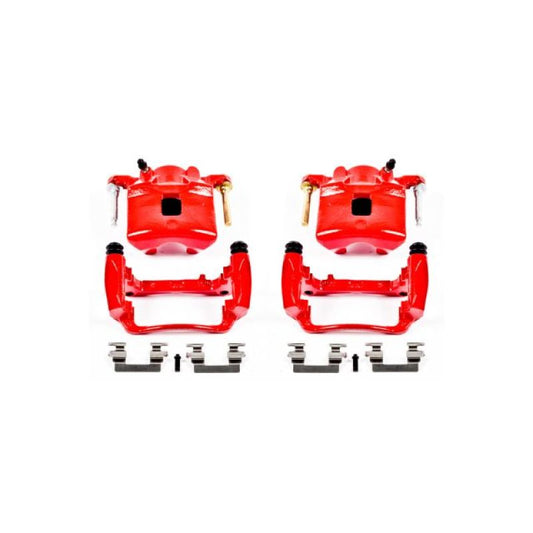 Power Stop 2007 Chevrolet Cobalt Front Red Calipers w/Brackets - Pair