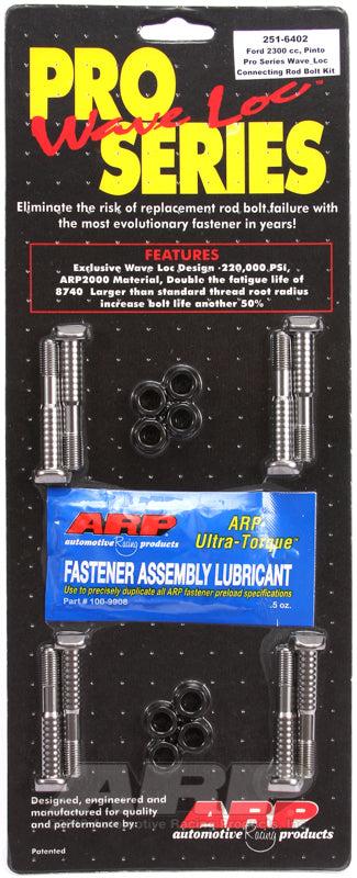 ARP Ford Pinto 2300cc Wave-Loc Rod Bolt Kit