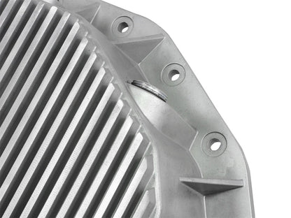 aFe Rear Differential Cover (Raw; Street Series); Dodge Diesel Trucks 03-05 L6-5.9L (td)