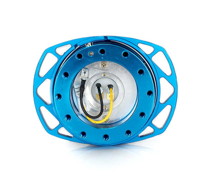 NRG Quick Release Kit Gen 257 - Blue Body / Blue Cutout Ring