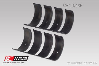 King Engine Bearings Audi ABB/ ABM/ ADP/ PP/ RN (Size STDX) Connecting Rod Bearing Set