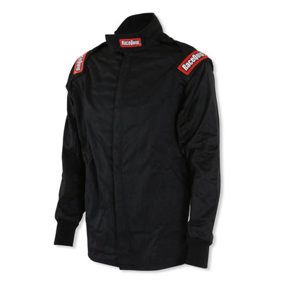 RaceQuip Black Chevron-5 Jacket SFI-5 - 3XL
