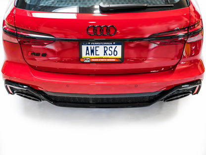 AWE Tuning 21-23 Audi C8 RS6/RS7 SwitchPath Cat-Back Exhaust - Diamond Black Tips