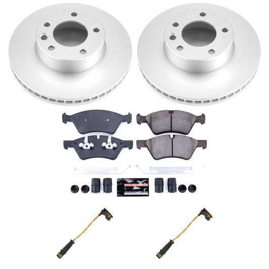Power Stop 05-10 Mercedes-Benz G55 AMG Front Z23 Coated Brake Kit