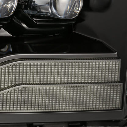 AlphaRex 06-08 Ram 1500HD NOVA LED Proj Headlights Plank Style Alpha Blk w/Seq Signal/DRL/Amber LED