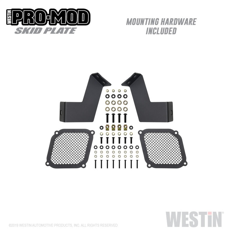 Westin 16-21 Toyota Tacoma Pro-Mod Skid Plate - Textured Black