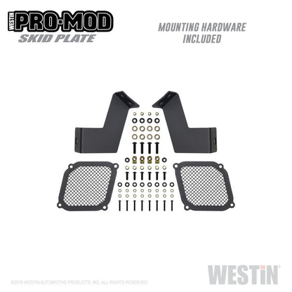 Westin 16-21 Toyota Tacoma Pro-Mod Skid Plate - Textured Black