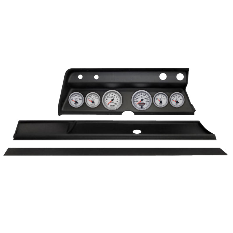Autometer Ultra-Lite II Direct Fit Dash Kit 1966 Chevy Chevelle (2 x 3-3/8in. / 4 x 2-1/16in.)