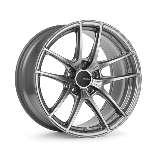 Enkei NVR5 19x9 5x112 27mm Offset 66.5mm Bore Dark Hyper Silver Wheel ** SPECIAL ORDER**
