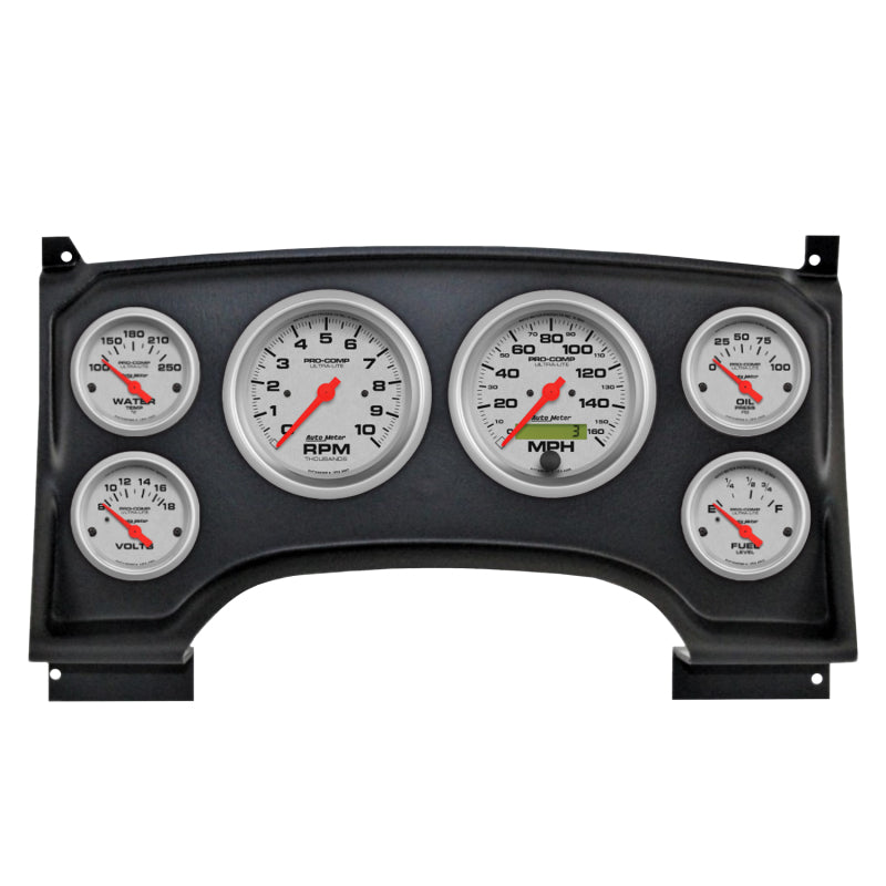 Autometer Ultra-Lite Direct Fit Dash Kit 94-97 Chevy S10 Truck (2 x 3-3/8in. / 4 x 2-1/16in.)