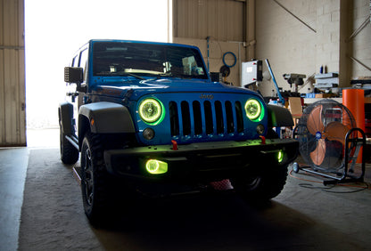 Oracle 07-16 Jeep Wrangler JK SMD HL - ColorSHIFT w/ BC1 Controller