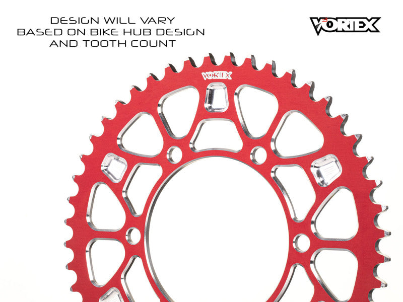 Vortex Racing V4 34 Tooth 420 Rear Sprocket - Red