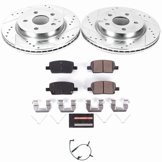 Power Stop 2020 Cadillac CT6 Rear Z23 Evolution Brake Kit