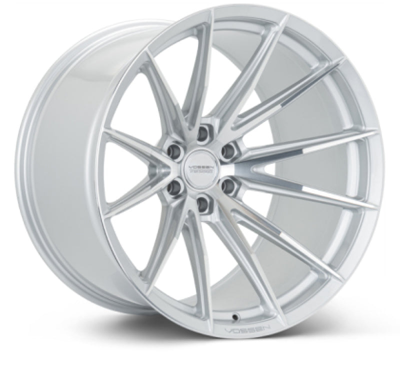 Vossen HFX-2 19x9.5 - 5x112 - ET35 - Deep Face - 66.5 - Silver Polished Wheel