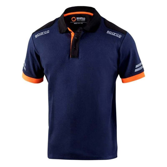 Sparco Polo Tech Small Navy/Orange