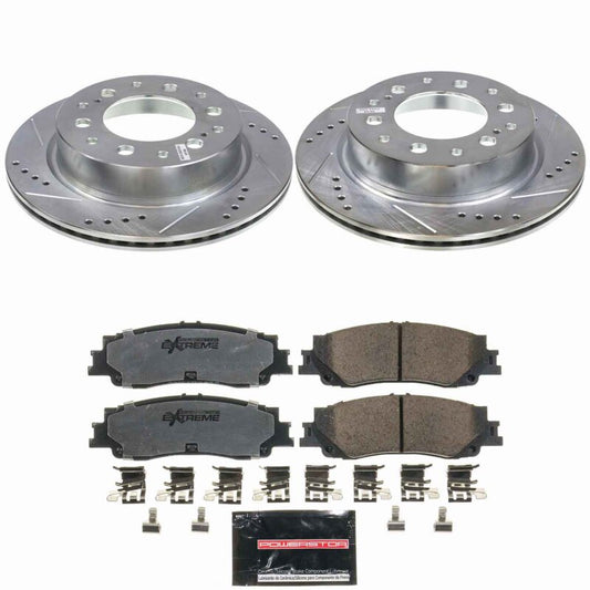 Power Stop 24-25 Toyota Tacoma Rear Z36 Truck & Tow Brake Kit