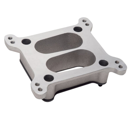 Edelbrock Carb Adapter Allows Rochester 4 Jet to Square-Bore Fit