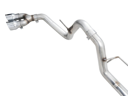 AWE Tuning 0FG 21+ Ford F150 Dual Side Exit Cat-Back Exhaust- 4.5in Chrome Silver Tips