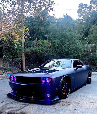 Oracle 0814 Dodge Challenger Dynamic Surface Mount Headlight/Fog Light Halo Kit COMBO